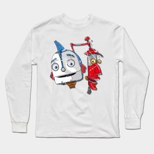 Rodney and Fender - Robots Movie Long Sleeve T-Shirt